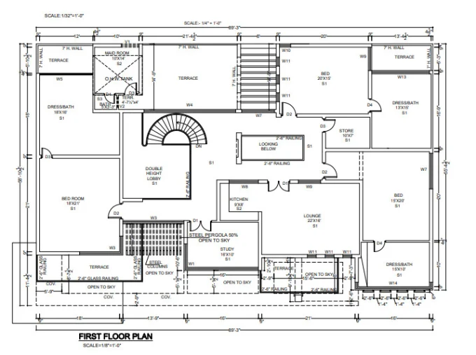 design-2d-architectural-floor-plan-on-autocad